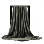 Luxury Satin Silk Feel Scarf for Women Hijab Shawl & Head Wrap