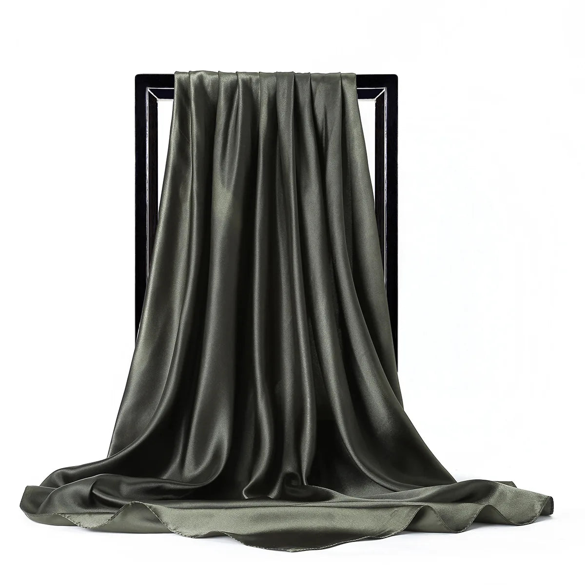 Luxury Satin Silk Feel Scarf for Women Hijab Shawl & Head Wrap