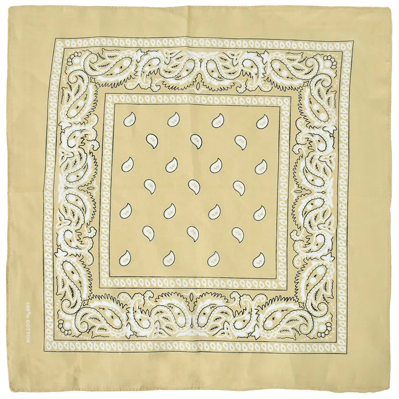 Hot Sell Kerchief Bandana Hip Hop Fashion Headband Neck Scarf Sports Headwear Wrist Wraps Head Square Scarves