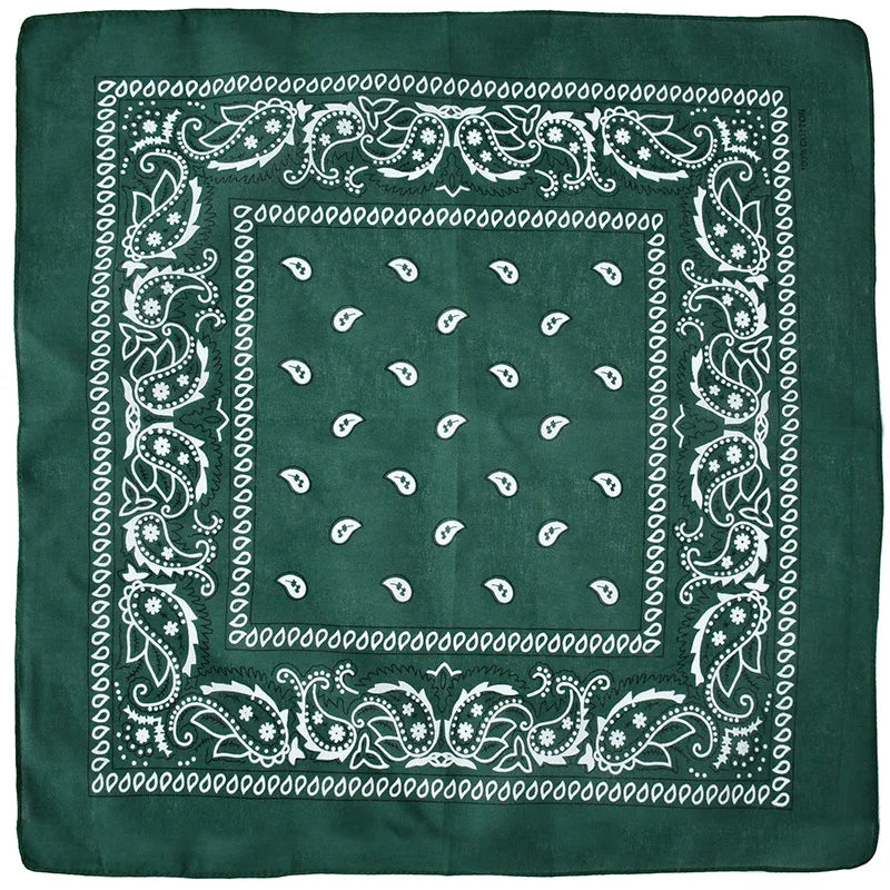 Hot Sell Kerchief Bandana Hip Hop Fashion Headband Neck Scarf Sports Headwear Wrist Wraps Head Square Scarves