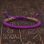 Tibetan Buddhist Bracelet Unisex Handmade Braided King Kong Knot Colorful String Bracelets for Women Men Lovers Lucky Jewelry