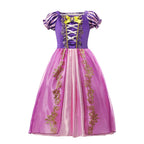 Girl Elsa Anna Dress Princess Costume Snow Queen Dress Baby Halloween Ariel Carnival Clothes Kids Cosplay Clothes Party Clothing