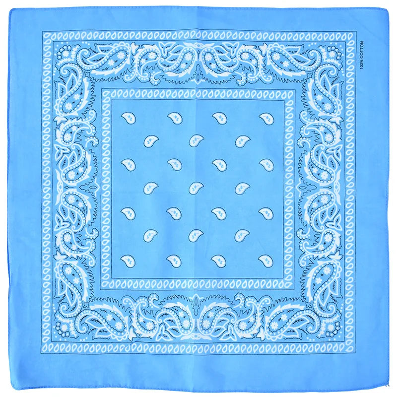Hot Sell Kerchief Bandana Hip Hop Fashion Headband Neck Scarf Sports Headwear Wrist Wraps Head Square Scarves