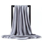 Luxury Satin Silk Feel Scarf for Women Hijab Shawl & Head Wrap