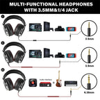 OneOdio Studio Pro 50 Wired Headphones – DJ Hi-Fi Over-Ear with Mic