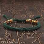 Tibetan Buddhist Bracelet Unisex Handmade Braided King Kong Knot Colorful String Bracelets for Women Men Lovers Lucky Jewelry