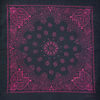 New Fashion Hip Hop 100% Cotton Bandana Square Scarf 55cm*55cm Black Red Paisley Headband Printed For Women/Men/Boys/Girls