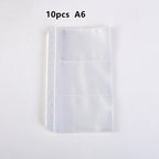 A7/A6/A5 Rose Golden Purple Blue Glittery Bling Binder Notebook Cover Diary Agenda Planner Paper Cover School Stationery