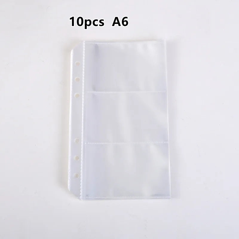 A7/A6/A5 Rose Golden Purple Blue Glittery Bling Binder Notebook Cover Diary Agenda Planner Paper Cover School Stationery