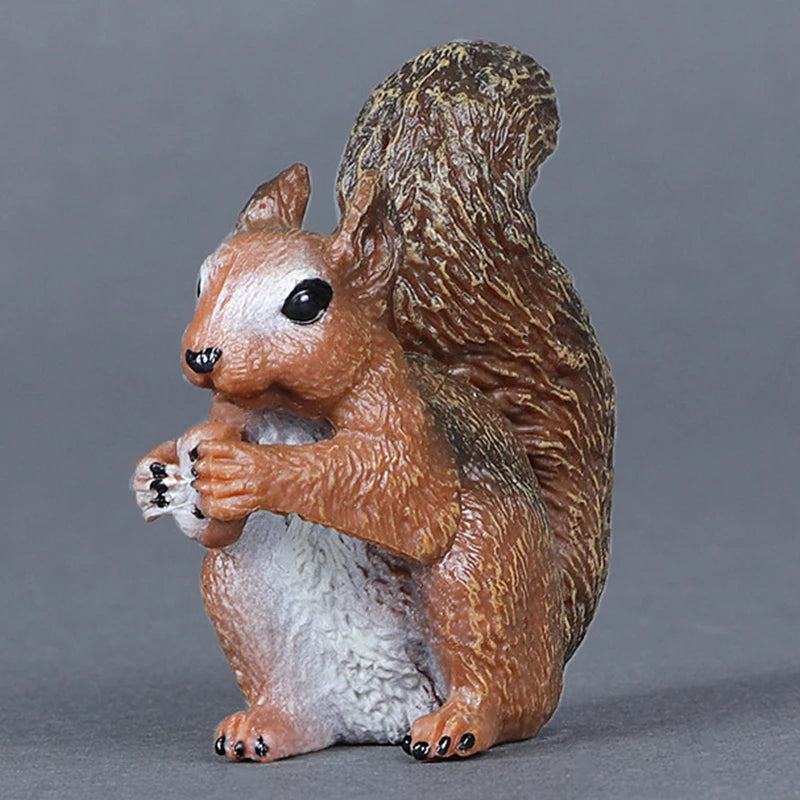 Simulation Wild Animals Zoo Wolf Monkey Fox Chameleon Pangolin Squirrel Chinchilla Donkey Sloth Model Figures Educational Toys