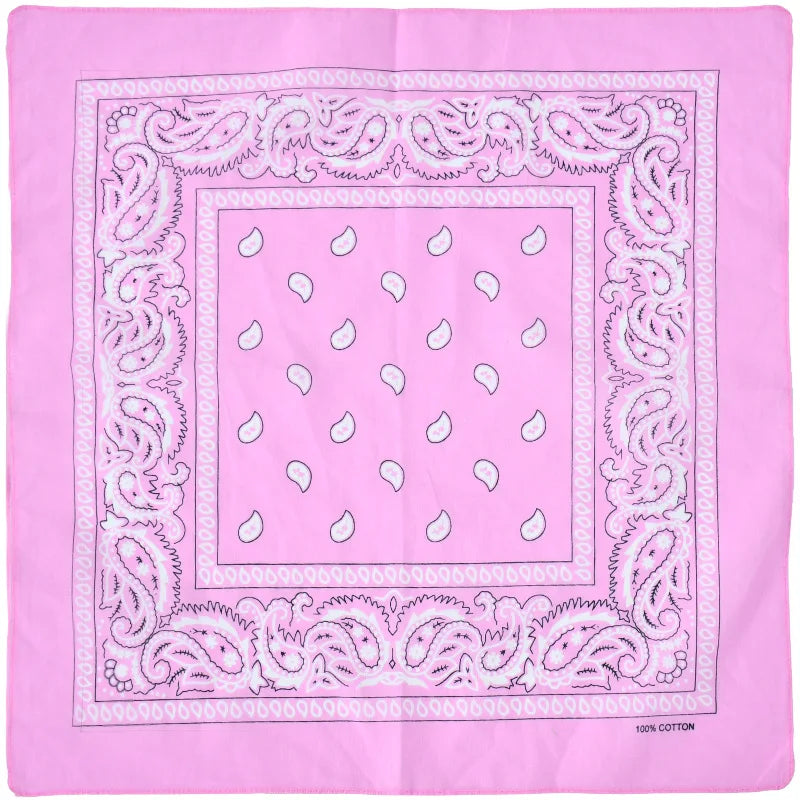 Hot Sell Kerchief Bandana Hip Hop Fashion Headband Neck Scarf Sports Headwear Wrist Wraps Head Square Scarves