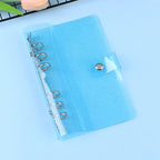 A7/A6/A5 Rose Golden Purple Blue Glittery Bling Binder Notebook Cover Diary Agenda Planner Paper Cover School Stationery