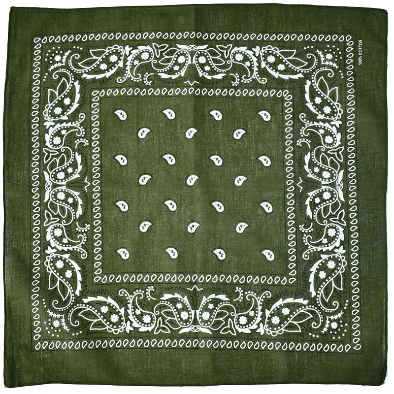 Hot Sell Kerchief Bandana Hip Hop Fashion Headband Neck Scarf Sports Headwear Wrist Wraps Head Square Scarves