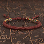 Tibetan Buddhist Bracelet Unisex Handmade Braided King Kong Knot Colorful String Bracelets for Women Men Lovers Lucky Jewelry
