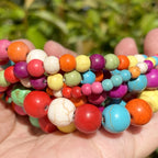 Natural Stone Beads 4 6 8 10mm Tiger Eye Lava Amazonite Turquoises Agates Jaspers Beads For Jewelry Making DIY Bracelet Necklace