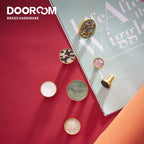 Dooroom Brass Hooks Shell Nordic Pastoral White Gold Bathroom Indoor Kitchen Hallway Wall Clothes Hooks Wall Hangings Row Hooks