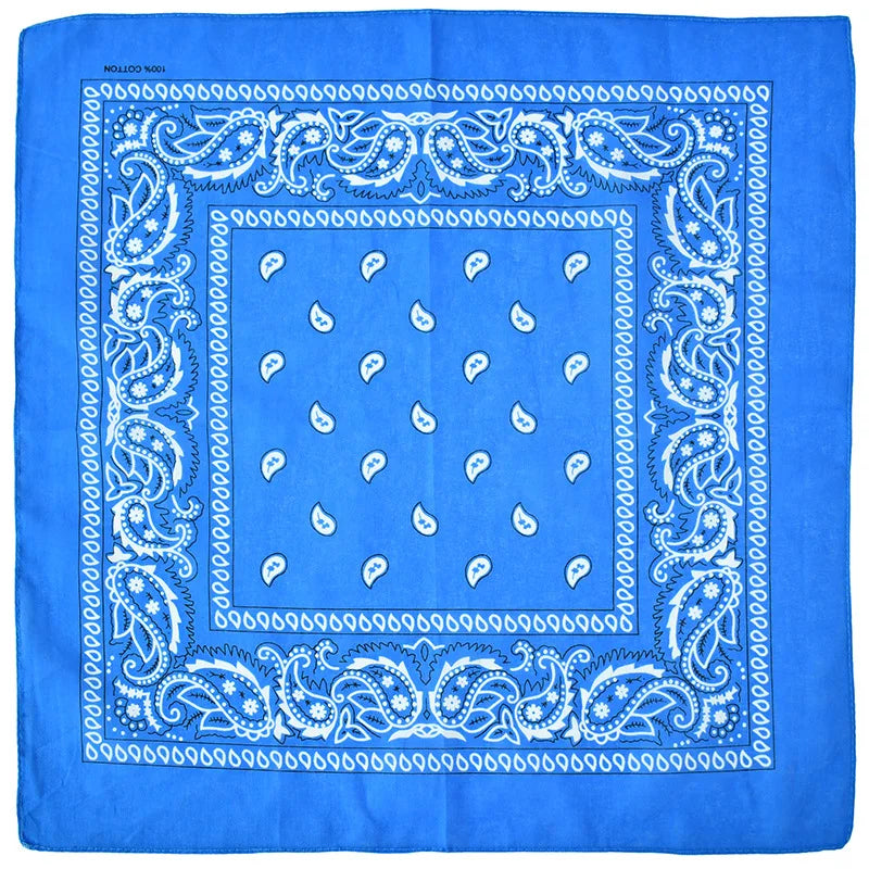 Hot Sell Kerchief Bandana Hip Hop Fashion Headband Neck Scarf Sports Headwear Wrist Wraps Head Square Scarves