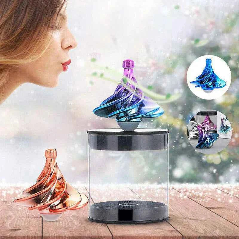 Funny Desk Wind BlowingToy Rotating Pocket Toy Fidget Kinetic Spinner  Adult Stress Relief Toys For Children Birthday Xmas Gift