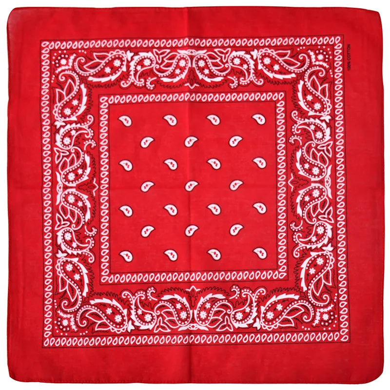 Hot Sell Kerchief Bandana Hip Hop Fashion Headband Neck Scarf Sports Headwear Wrist Wraps Head Square Scarves