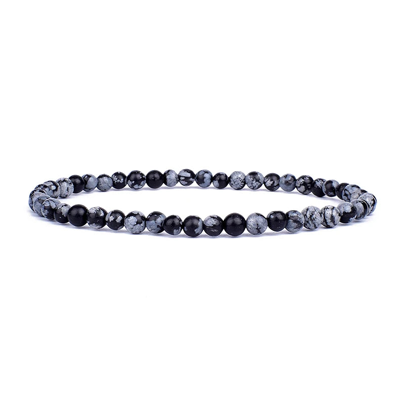 4mm 6mm Mini Energy Charm Bracelet Natural Stone Beads Yoga Healing Bracelet Jewelry for Women Men Best Friend Gift Dropshipping
