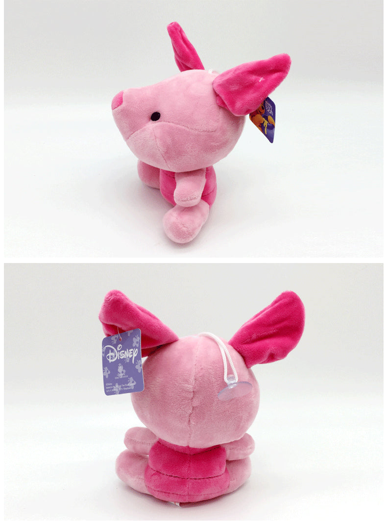 12-20cm Winnie the Pooh Bear Tiger Pig Anime Cute Cartoon Plush Dolls Toys Keychain Pendant Room decoration Kids Birthday Gift