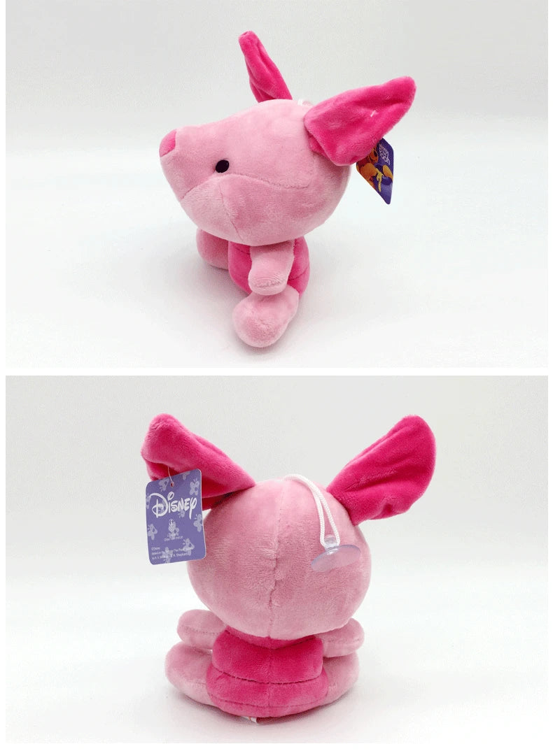 12-20cm Winnie the Pooh Bear Tiger Pig Anime Cute Cartoon Plush Dolls Toys Keychain Pendant Room decoration Kids Birthday Gift