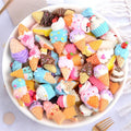 20pcs Candy Sweets Resin Flatback Slime Flat Cabochons Beads Embellishment For DIY Jewelry Findings Accessories Making Supplies