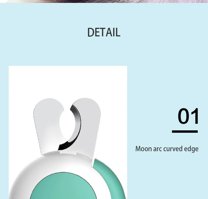 LED Pet Nail Clipper Claw Grooming Scissors for Cats Small Dogs - WTN Essentials 