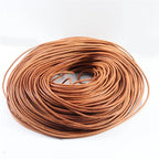 2-5 Yards 100% Genuine Cow Leather Round Thong Cord Leather Cord String Rope for DIY Necklace Bracelet DIY Jewelry Making
