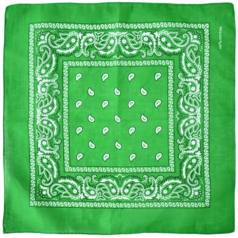 Hot Sell Kerchief Bandana Hip Hop Fashion Headband Neck Scarf Sports Headwear Wrist Wraps Head Square Scarves
