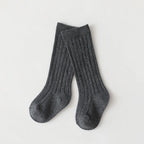 Spainish Children Socks Stripe Boys And Girls Cotton Sock Breathable Knee High Baby Long Socks School Uniform Socks 0-7Years