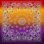 New Fashion Hip Hop 100% Cotton Bandana Square Scarf 55cm*55cm Black Red Paisley Headband Printed For Women/Men/Boys/Girls