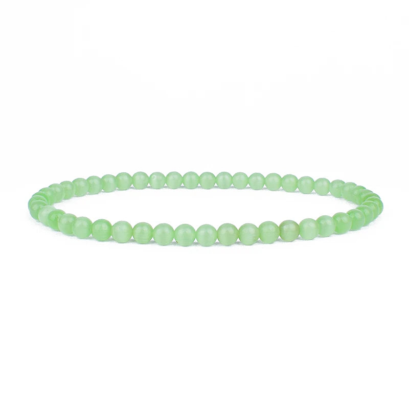 4mm 6mm Mini Energy Charm Bracelet Natural Stone Beads Yoga Healing Bracelet Jewelry for Women Men Best Friend Gift Dropshipping