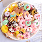 20pcs Candy Sweets Resin Flatback Slime Flat Cabochons Beads Embellishment For DIY Jewelry Findings Accessories Making Supplies