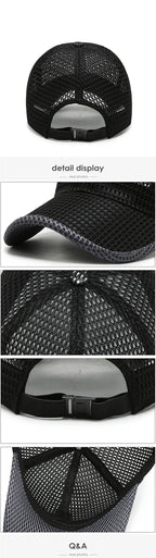 Northwood Mesh Baseball Trucker Cap for Outdoor Summer Comfort