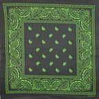 New Design Fashion Hip Hop Cotton Bandana Square Cashew Scarf Headband Tie Dye Black Red Paisley Gifts For Women/Men/Boys/Girls