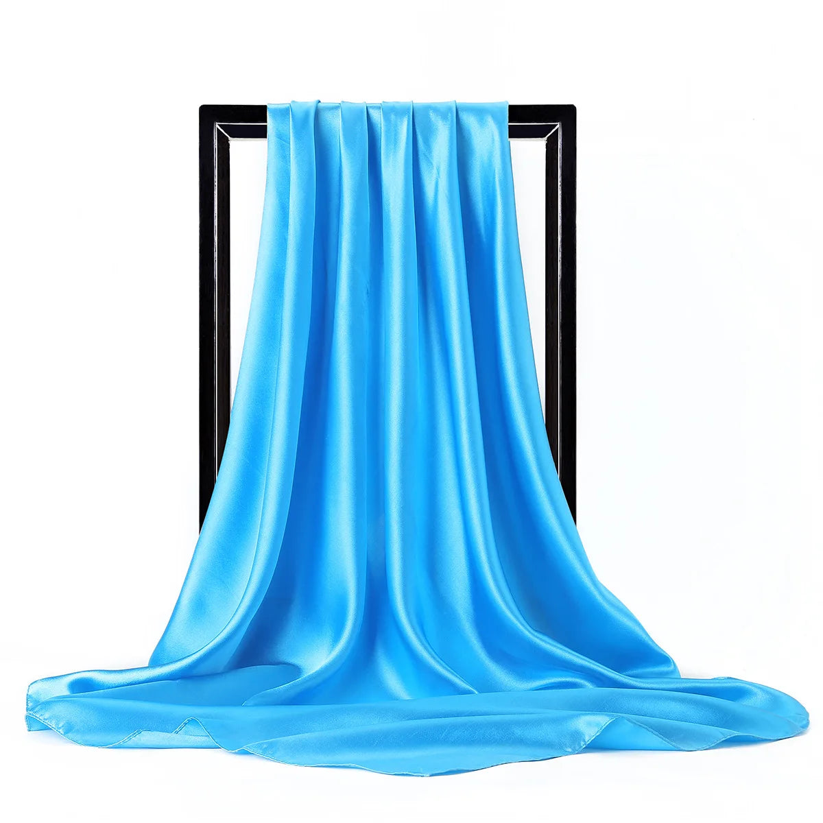 Luxury Satin Silk Feel Scarf for Women Hijab Shawl & Head Wrap