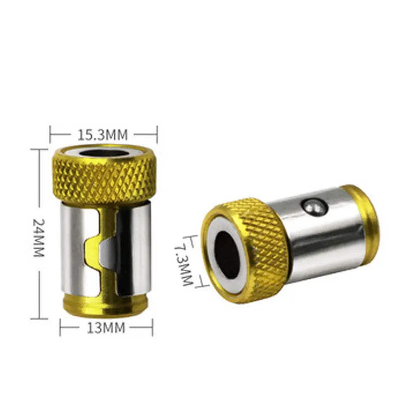 Magnetic Bit Holder Alloy Electric Magnetic Magnet Powerful Ring For 6.35mm Shank Magnetizer for Phillip Drill Bits
