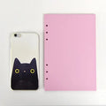 A7/A6/A5 Rose Golden Purple Blue Glittery Bling Binder Notebook Cover Diary Agenda Planner Paper Cover School Stationery