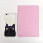A7/A6/A5 Rose Golden Purple Blue Glittery Bling Binder Notebook Cover Diary Agenda Planner Paper Cover School Stationery