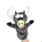 Stuffed Plush Animals Toys Hand Finger Story Puppet Kawaii Dolls Educational Baby Toys Lion Elephant Bunny Monkey Children GIft