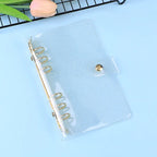 A7/A6/A5 Rose Golden Purple Blue Glittery Bling Binder Notebook Cover Diary Agenda Planner Paper Cover School Stationery