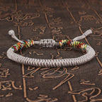 Tibetan Buddhist Bracelet Unisex Handmade Braided King Kong Knot Colorful String Bracelets for Women Men Lovers Lucky Jewelry