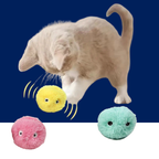 Interactive Ball Smart Cat Toys – Plush Electric Catnip Training Toy