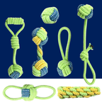 Interactive Cotton Rope Dog Toys for Puppies & Adults