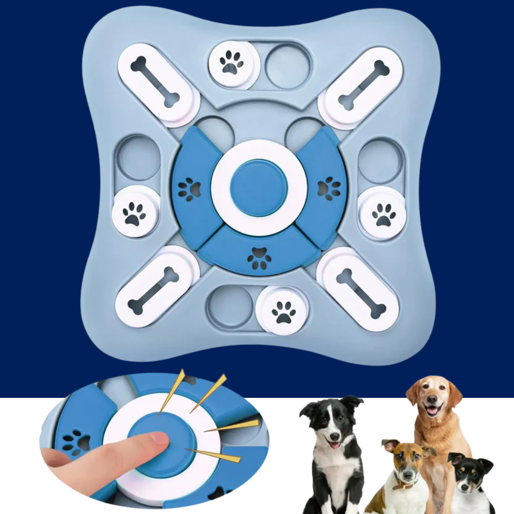Interactive Dog Puzzle Toy Slow Feeder – Non-Slip Food Dispenser for Dogs & Cats, Boost IQ & Reduce Boredom