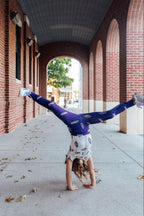 JMU Purple Duke Dog Leggings