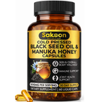Black Seed Oil & Manuka Honey Capsules | Halal Immune Support