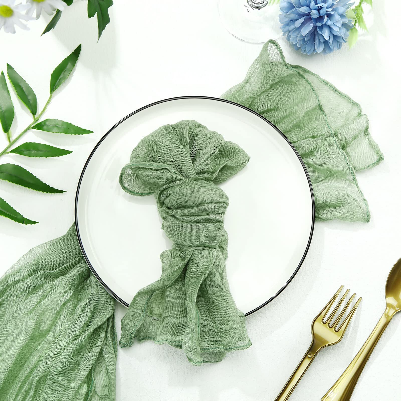 Gauze Table Runner Dinning  Decoration 90*300CM Rustic Country Boho Beach Wedding Party Table Decor Christmas Table Runners