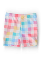 Pastel Plaid Twirl Shorts